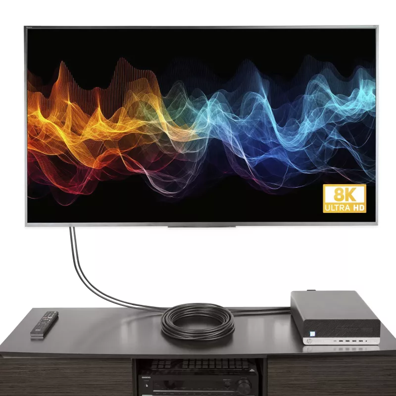 StarTech.com 7,6 m (25 ft) aktives DisplayPort 1.4 Kabel, DP8K DisplayPort-Kabel mit HBR3, HDR10, MST, DSC 1.2, HDCP 2.2, 8K 60 Hz, 4K 120 Hz – DP 1.4 Kabel, M/M