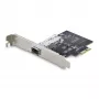 StarTech.com 1-Port GbE SFP-Netzwerkkarte, PCIe 2.1 x1, Intel I210-IS, 1GbE-Steuergerät, 1000BASE Kupfer/Glasfaser, Single-Port Gigabit Ethernet NIC, Desktop-/Server-Rückwände – kompatibel mit Windows und Linux