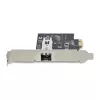 StarTech.com 1-Port GbE SFP-Netzwerkkarte, PCIe 2.1 x1, Intel I210-IS, 1GbE-Steuergerät, 1000BASE Kupfer/Glasfaser, Single-Port Gigabit Ethernet NIC, Desktop-/Server-Rückwände – kompatibel mit Windows und Linux