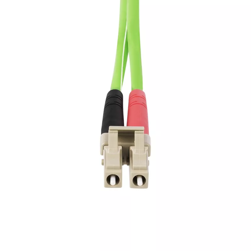 StarTech.com 2m (6.6ft) LC zu LC (UPC) OM5 Multimode Glasfaserkabel, 50/125µm Duplex LOMMF Zipcord, VCSEL, 40G/100G, LSZH Glasfaser-Patchkabel