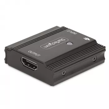 StarTech.com 10 m 8K 60Hz HDMI Signalverstärker, aktiver HDMI 2.1 Inline-Repeater und Videosignalverstärker bis 8K 60Hz/4K 144Hz, kompakter HDMI-Kabelverlängerer – HDMI-Signalverlängerung