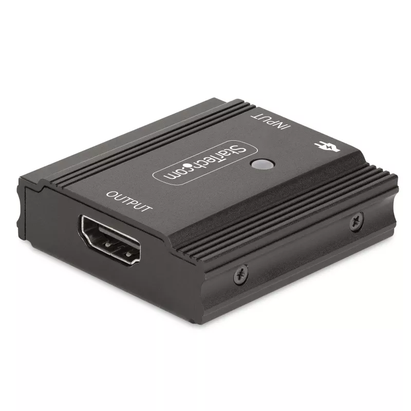 StarTech.com 10 m 8K 60Hz HDMI Signalverstärker, aktiver HDMI 2.1 Inline-Repeater und Videosignalverstärker bis 8K 60Hz/4K 144Hz, kompakter HDMI-Kabelverlängerer – HDMI-Signalverlängerung
