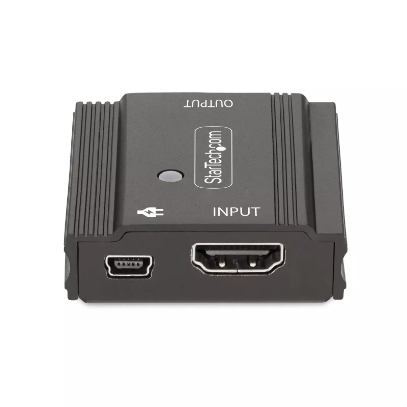 StarTech.com 10 m 8K 60Hz HDMI Signalverstärker, aktiver HDMI 2.1 Inline-Repeater und Videosignalverstärker bis 8K 60Hz/4K 144Hz, kompakter HDMI-Kabelverlängerer – HDMI-Signalverlängerung