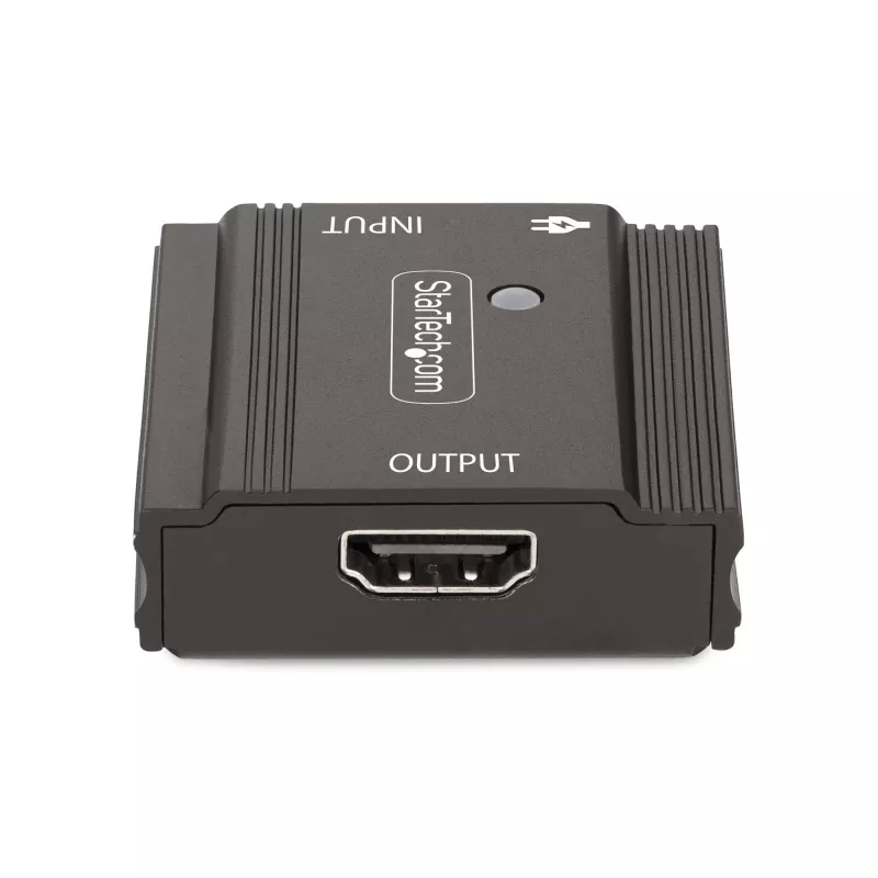 StarTech.com 10 m 8K 60Hz HDMI Signalverstärker, aktiver HDMI 2.1 Inline-Repeater und Videosignalverstärker bis 8K 60Hz/4K 144Hz, kompakter HDMI-Kabelverlängerer – HDMI-Signalverlängerung