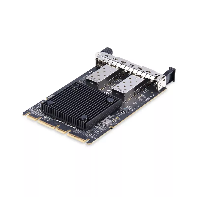 StarTech.com 2-Port 10Gbps SFP+ OCP 3.0 Server-Netzwerkkarte mit Intel X710, SFF 4C+ kompatibel, Dual-Port OCP NIC, funktioniert mit Windows & Linux