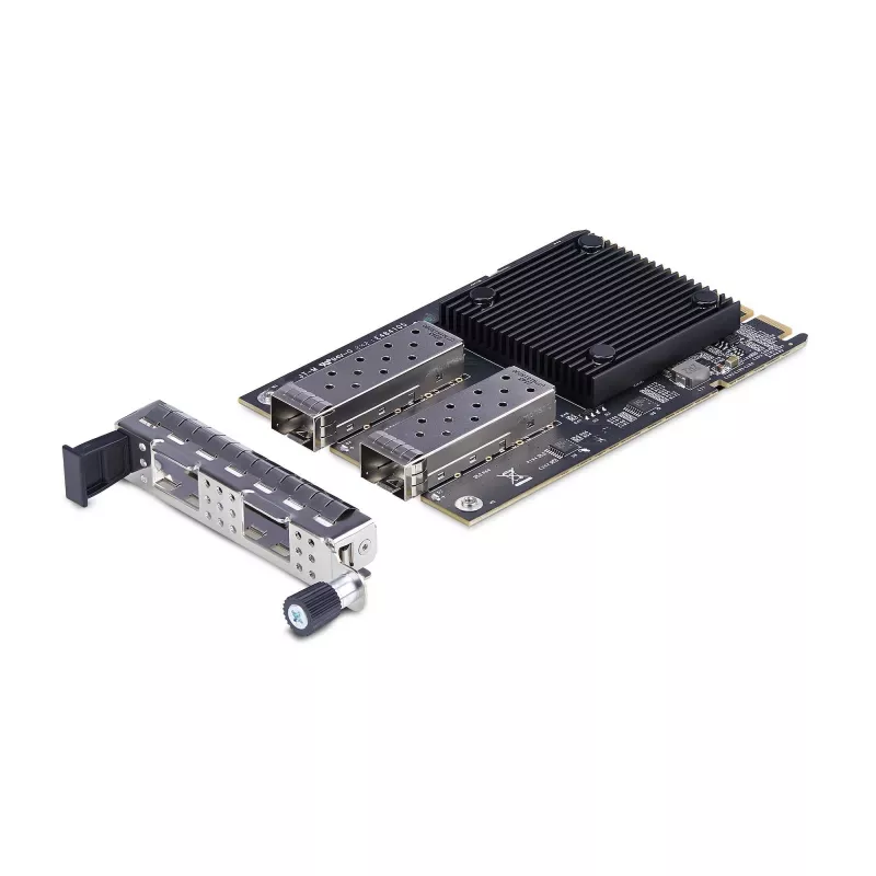 StarTech.com 2-Port 10Gbps SFP+ OCP 3.0 Server-Netzwerkkarte mit Intel X710, SFF 4C+ kompatibel, Dual-Port OCP NIC, funktioniert mit Windows & Linux