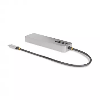 StarTech.com 3-Port USB-C Hub mit 2,5 Gbit/s Ethernet und 100 W Power Delivery Pass-Through, USB 3.2 10 Gbit/s, 2x USB-A/1x USB-C, tragbarer USB Typ-C Adapter Hub