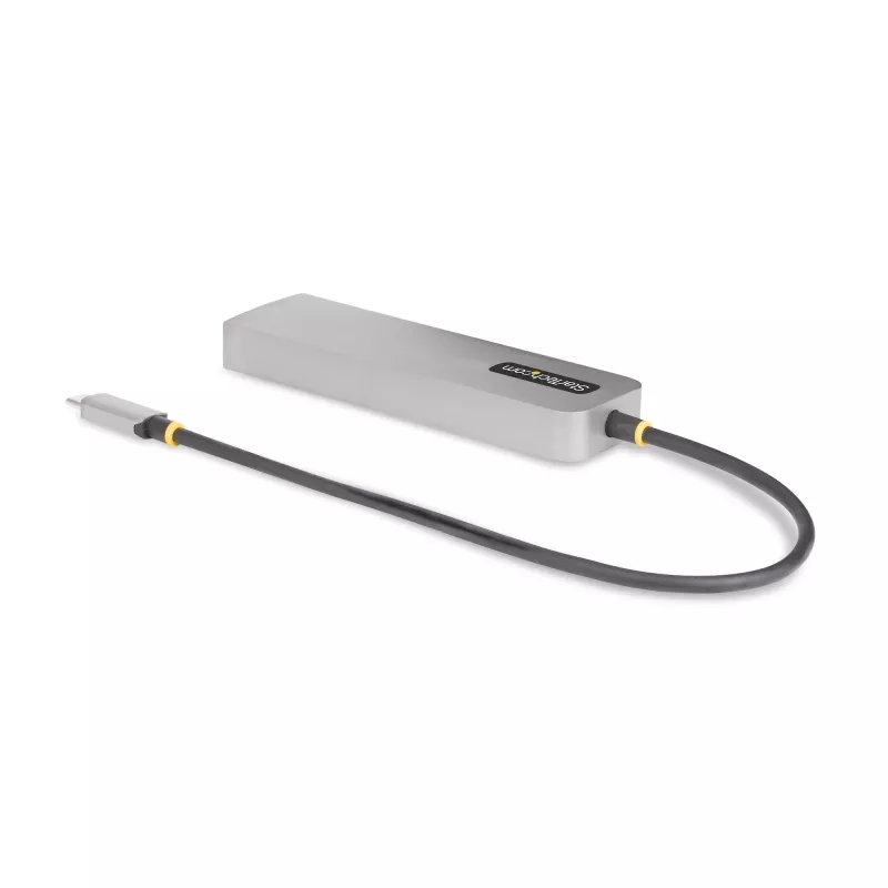 StarTech.com 3-Port USB-C Hub mit 2,5 Gbit/s Ethernet und 100 W Power Delivery Pass-Through, USB 3.2 10 Gbit/s, 2x USB-A/1x USB-C, tragbarer USB Typ-C Adapter Hub
