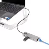 StarTech.com 3-Port USB-C Hub mit 2,5 Gbit/s Ethernet und 100 W Power Delivery Pass-Through, USB 3.2 10 Gbit/s, 2x USB-A/1x USB-C, tragbarer USB Typ-C Adapter Hub