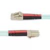 StarTech.com 20m (65ft) LC/UPC zu LC/UPC OM4 Multimode Glasfaserkabel, 50/125µm LOMMF/VCSEL Zipcord Faser, 100G, geringe Einfügedämpfung – LSZH Glasfaser-Jumperkabel