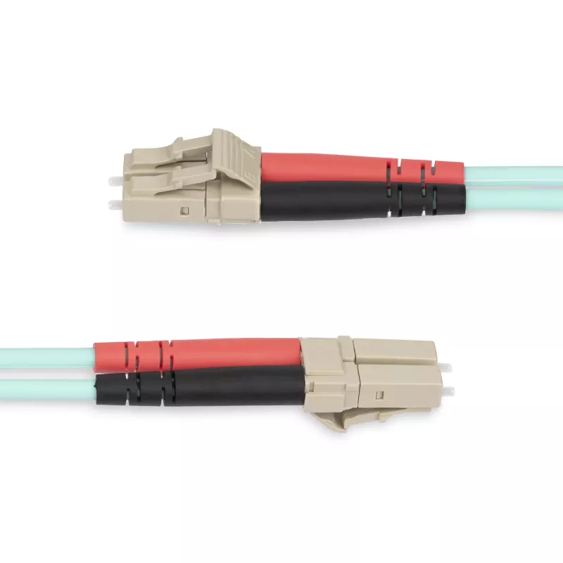 StarTech.com 20m (65ft) LC/UPC zu LC/UPC OM4 Multimode Glasfaserkabel, 50/125µm LOMMF/VCSEL Zipcord Faser, 100G, geringe Einfügedämpfung – LSZH Glasfaser-Jumperkabel