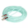 StarTech.com 20m (65ft) LC/UPC zu LC/UPC OM4 Multimode Glasfaserkabel, 50/125µm LOMMF/VCSEL Zipcord Faser, 100G, geringe Einfügedämpfung – LSZH Glasfaser-Jumperkabel