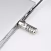 StarTech.com schlank Lock K-Slot-kompatibel, 1,5 m Schlosskabel, Tisch-Diebstahlschutz für Laptop/Notebook, schnittfestes Stahlkabel, Zahlenschloss