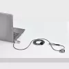 StarTech.com schlank Lock K-Slot-kompatibel, 1,5 m Schlosskabel, Tisch-Diebstahlschutz für Laptop/Notebook, schnittfestes Stahlkabel, Zahlenschloss