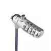 StarTech.com schlank Lock Noble Wedge® Slot Kompatibel, 1,5 m Sicherungskabel, Schreibtisch-Diebstahlschutz für Laptop/Notebook, schnittfestes Stahlkabel, Kombinationsschloss