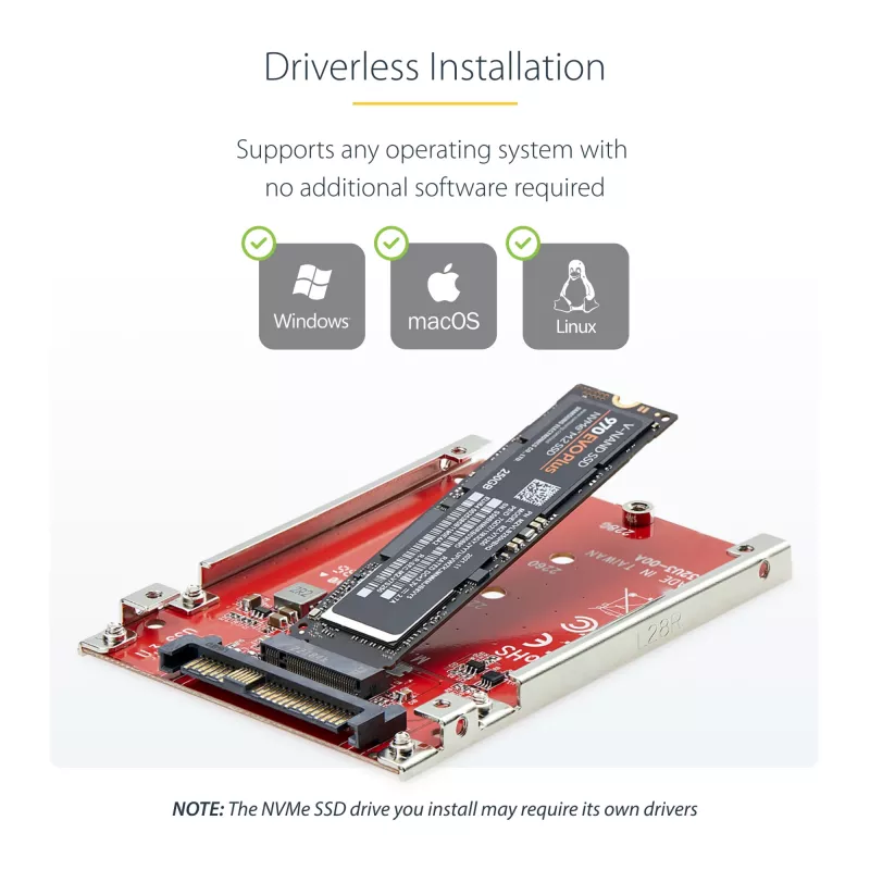 StarTech.com 1M25-U3-M2-ADAPTER Schnittstellenkarten/Adapter Intern M.2