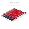 StarTech.com 1M25-U3-M2-ADAPTER Schnittstellenkarten/Adapter Intern M.2