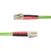 StarTech.com 1m LC zu LC (UPC) OM5 Multimode LWL-Kabel, 50/125µm Duplex LOMMF Zipcord, VCSEL, 40G/100G, LSZH LWL-Patchkabel