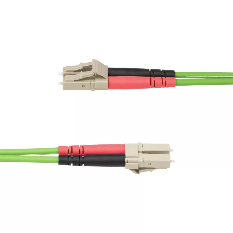 StarTech.com 1m LC zu LC (UPC) OM5 Multimode LWL-Kabel, 50/125µm Duplex LOMMF Zipcord, VCSEL, 40G/100G, LSZH LWL-Patchkabel