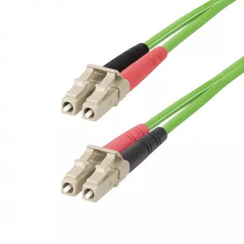 StarTech.com 10m (32.8ft) LC zu LC (UPC) OM5 Multimode Glasfaserkabel, 50/125µm Duplex LOMMF Zipcord, VCSEL, 40G/100G, LSZH Fiber Jumper Cord