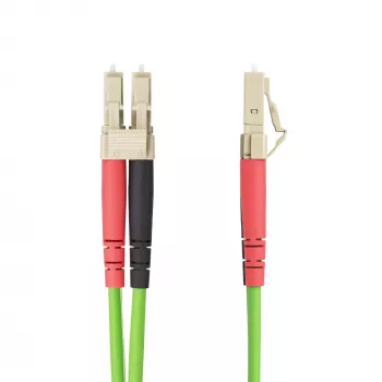 StarTech.com 10m (32.8ft) LC zu LC (UPC) OM5 Multimode Glasfaserkabel, 50/125µm Duplex LOMMF Zipcord, VCSEL, 40G/100G, LSZH Fiber Jumper Cord