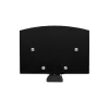 StarTech.com Dual-Floating-Wandregale für AV-Geräte, höhenverstellbares Regal für unter den Fernseher, Organisation von A/V-Geräten auf schwarzen Glasböden aus gehärtetem Glas