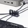 StarTech.com Peripherie-Kabelankerschloss, Sichern Sie Tastatur/Maus, Kabelschloss für gemeinsam genutzte Büros/öffentliche Computer, Kabelfalle kompatibel mit Laptop-Sicherheitskabel/Vorhängeschloss – TAA