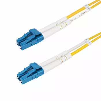StarTech.com 8m (26.2ft) LC zu LC (UPC) OS2 Singlemode Duplex Glasfaserkabel, 9/125µm, 100G, biegeunempfindlich, geringe Einfügedämpfung - LSZH Glasfaser-Patchkabel