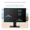 StarTech.com 60,5 cm (23,8 inch) 16:9 Monitor-Blickschutzfilter, hängender Acrylfilter, schnell montierbarer Sichtschutz, Monitor-Displayschutz, Betrachtungswinkel +/-30°, glänzend