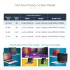 StarTech.com 60,5 cm (23,8 inch) 16:9 Monitor-Blickschutzfilter, hängender Acrylfilter, schnell montierbarer Sichtschutz, Monitor-Displayschutz, Betrachtungswinkel +/-30°, glänzend