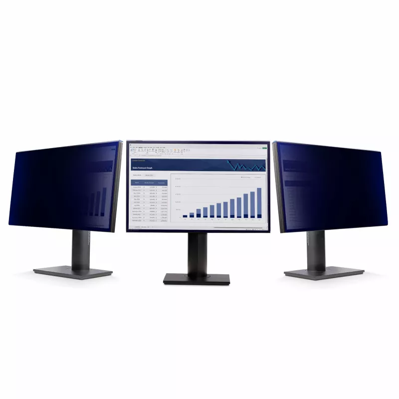 StarTech.com 24-Zoll 16:10 Computer-Monitor-Blickschutzfilter, hängender Acrylfilter, schnell installierbarer Sichtschutz, Monitor-Bildschirmschutz, +/- 30° Betrachtungswinkel, glänzend