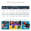 StarTech.com 24-Zoll 16:10 Computer-Monitor-Blickschutzfilter, hängender Acrylfilter, schnell installierbarer Sichtschutz, Monitor-Bildschirmschutz, +/- 30° Betrachtungswinkel, glänzend