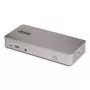 StarTech.com Triple-Monitor USB4 Dockingstation, 4K 60Hz HDMI oder DisplayPort, 100W Laptop-Ladung, 2,5GbE, USB-C Multi-Monitor Dock, treiberlos