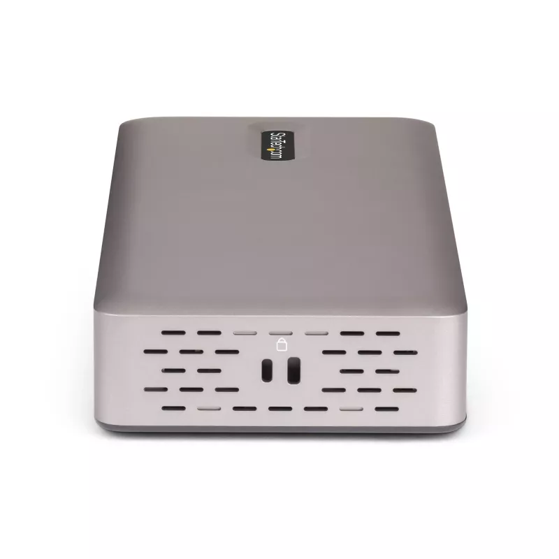 StarTech.com Triple-Monitor USB4 Dockingstation, 4K 60Hz HDMI oder DisplayPort, 100W Laptop-Ladung, 2,5GbE, USB-C Multi-Monitor Dock, treiberlos