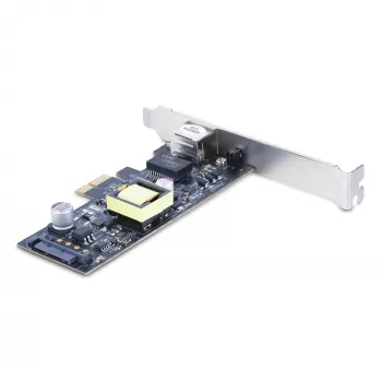 StarTech.com 1-Port 2.5Gbps NBASE-T PoE Netzwerkkarte, Intel I225-V, 802.3af/at PoE+ Multi-Gigabit NIC, PCI Express Server LAN Karte, SATA Powered Desktop Ethernet Schnittstelle – Unterstützt Windows, Linux