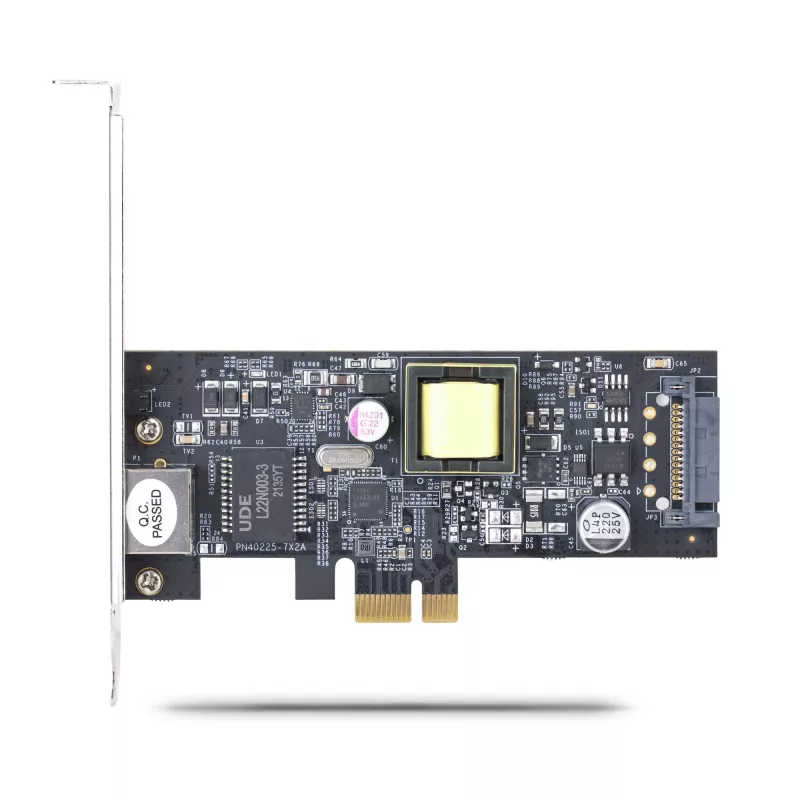 StarTech.com 1-Port 2.5Gbps NBASE-T PoE Netzwerkkarte, Intel I225-V, 802.3af/at PoE+ Multi-Gigabit NIC, PCI Express Server LAN Karte, SATA Powered Desktop Ethernet Schnittstelle – Unterstützt Windows, Linux