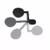 StarTech.com Verstellbare Armlehne für Büroschreibtisch, ergonomische Arm-/Ellbogenstütze, 360-Grad-Drehung, Klemmmontage/kein Bohren, Schwarz