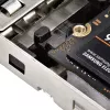 StarTech.com Dual-Bay M.2 NVMe SSD zu PCIe x8 Wechselrahmen; Bifurcation erforderlich; Werkzeuglose Installation, PCIe-Backplane mit zwei Hot-Swap-Laufwerksschächten
