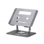StarTech.com Drehbarer Laptop-Ständer, 360° schwenkbar, ergonomischer Schreibtisch-Riser für Computer, erhöhte Ablage mit verstellbarer Neigung, max. 5 kg, Aluminiumbauweise, tragbares Design