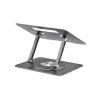 StarTech.com Drehbarer Laptop-Ständer, 360° schwenkbar, ergonomischer Schreibtisch-Riser für Computer, erhöhte Ablage mit verstellbarer Neigung, max. 5 kg, Aluminiumbauweise, tragbares Design