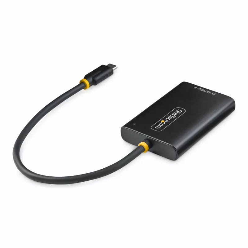 StarTech.com USB-C-CFexpress-Typ-B-Kartenleser, USB 10Gbps, tragbarer Speicherkartenleser, USB-Typ-C-auf-CF-Express-2.0-Adapter, funktioniert mit jedem Betriebssystem