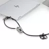 StarTech.com Laptop/Desktop & Peripheral Lock Kit, Diebstahlschutz-Sicherheitsschloss, K-Slot, 9,8 Fuß (3 m) Stahlkabel, 3 Geräte, benutzerdefinierbarer 4-stelliger Code – TAA