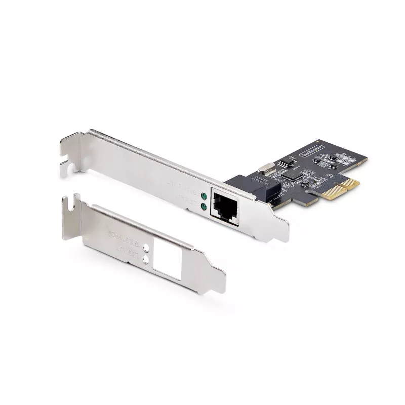 StarTech.com 1-Port 2,5Gbps NBASE-T PCIe-Netzwerkkarte, Intel® I225-V, Einzelport-Computernetzwerkkarte, Ethernet MultiGigabit-NIC, PCI Express Server-LAN-Karte