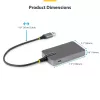 StarTech.com 4-Port USB-A-Hub, 5 Gbit/s, busgespeist, USB-A auf 4x USB-A-Hub mit USB-C-Hilfsstromeingang, 30 cm Hostkabel, tragbarer Desktop-/Laptop-USB-Hub