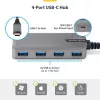 StarTech.com 4-Port USB-C Hub, 5 Gbit/s, busgespeist, USB-C auf 4x USB-A Hub mit USB-C Hilfstromeingang, 1ft/30cm Hostkabel, tragbarer Desktop-/Laptop-USB-Hub