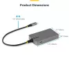 StarTech.com 4-Port USB-C Hub, 5 Gbit/s, busgespeist, USB-C auf 4x USB-A Hub mit USB-C Hilfstromeingang, 1ft/30cm Hostkabel, tragbarer Desktop-/Laptop-USB-Hub