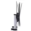 StarTech.com Rollbarer TV-Wagen/Stand auf Rädern für 60-100-Zoll-Flachbildschirme bis 100 kg, Höhenverstellung per Handkurbel, mobile/tragbare Trolley-Halterung