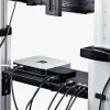 StarTech.com Rollbarer TV-Wagen/Stand auf Rädern für 60-100-Zoll-Flachbildschirme bis 100 kg, Höhenverstellung per Handkurbel, mobile/tragbare Trolley-Halterung