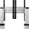 StarTech.com Rollbarer TV-Wagen/Stand auf Rädern für 60-100-Zoll-Flachbildschirme bis 100 kg, Höhenverstellung per Handkurbel, mobile/tragbare Trolley-Halterung