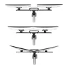 StarTech.com Schreibtischhalterung Dual-Monitorarm mit Querstange, bis zu 27-Zoll-Displays, VESA 75x75/100x100, max. 33 lb/15 kg, C-Klemme, voll beweglich, mechanische Feder, TAA